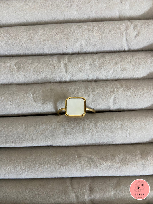 White Square Ring
