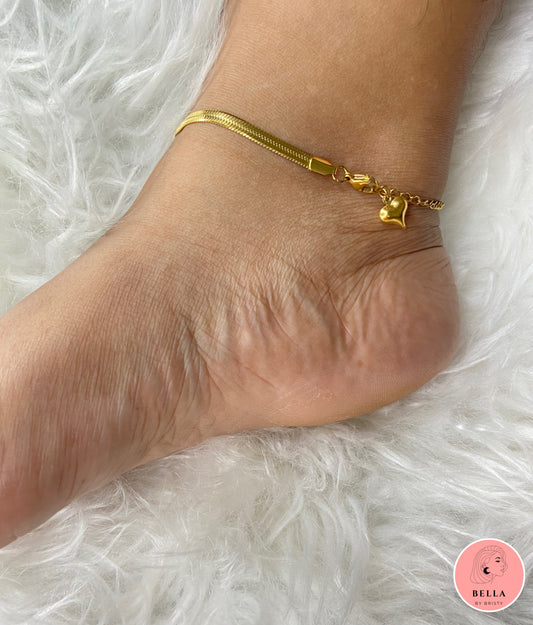 Pair of Snake Chain Anklet