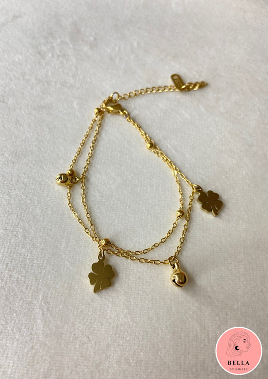 Double Layer Flower Bracelet