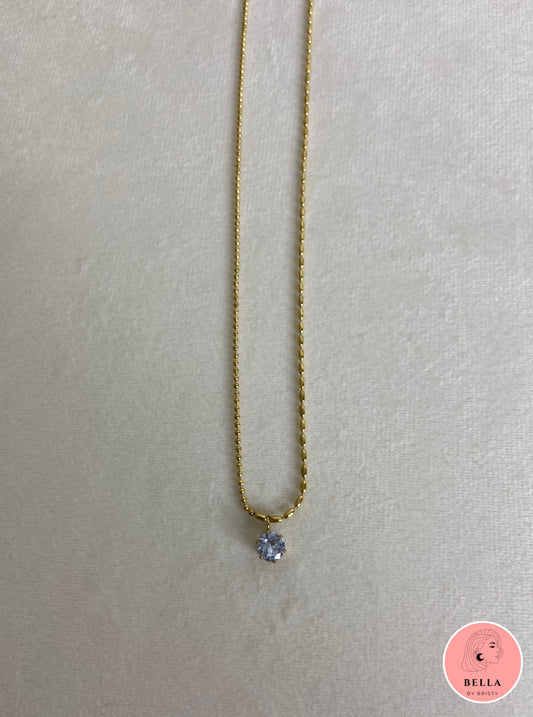 Minimal Stone Necklace