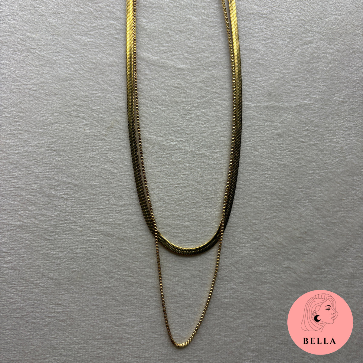 Double Layer Snake Chain Necklace