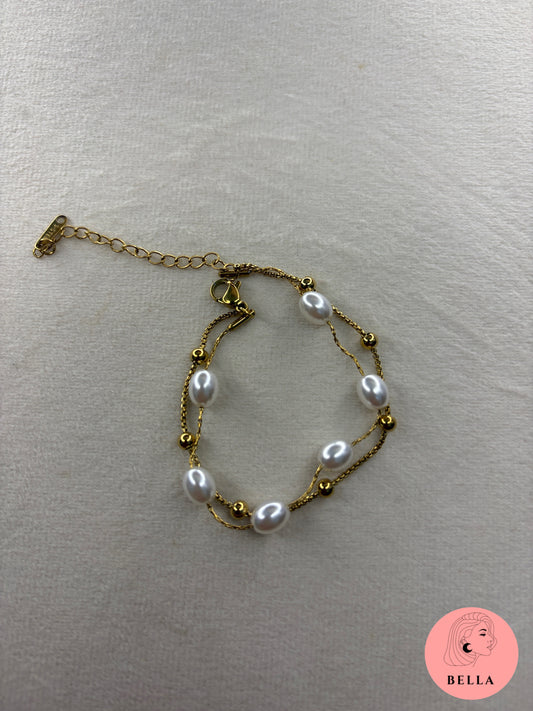 Double Layer Pearl Bracelet
