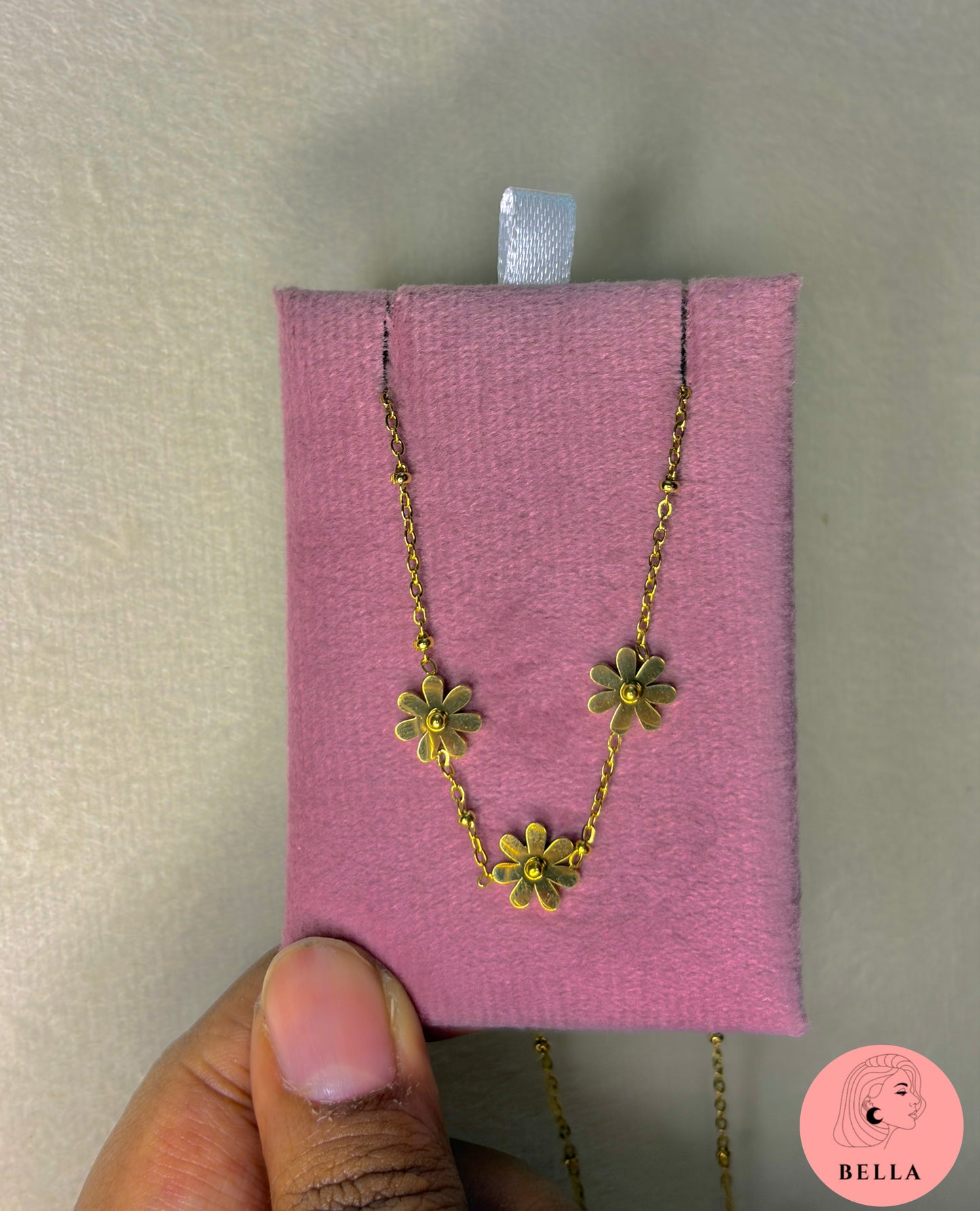 Tri Flower Necklace