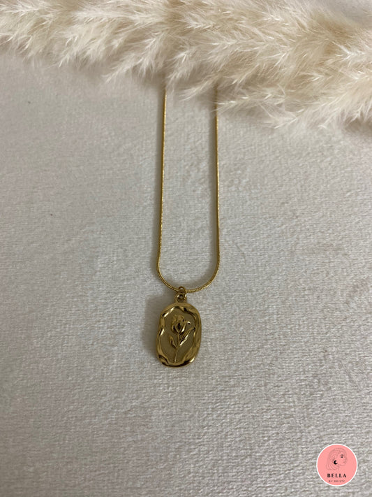 Gold Tulip Necklace
