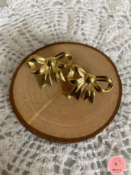 Bow Stud-Golden