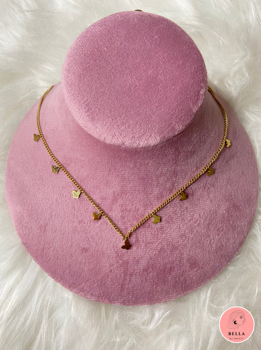 Butterfly Tassle Necklace