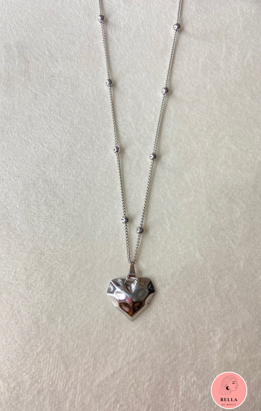 Lovey Necklace- Silver