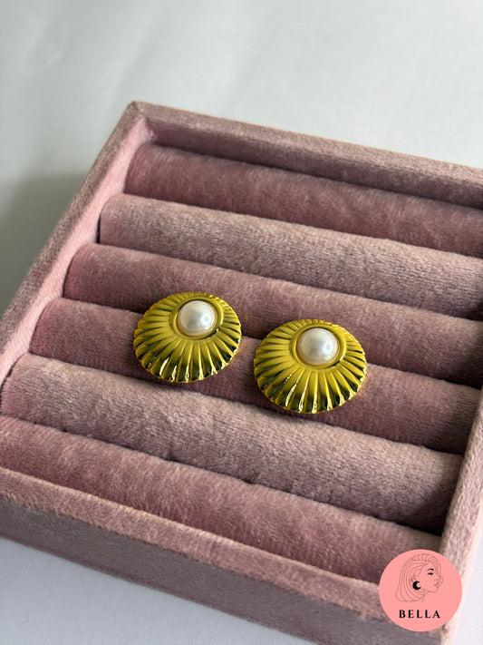 Pearl Stud Earrings