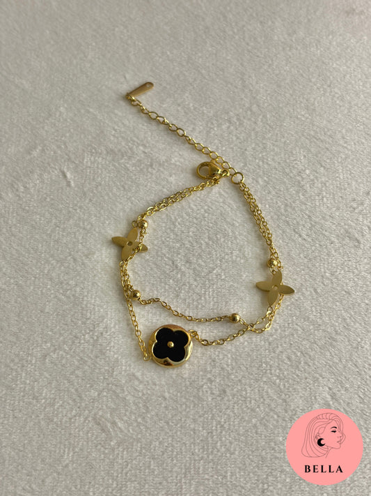 Double Layer Luna Bloom Bracelet