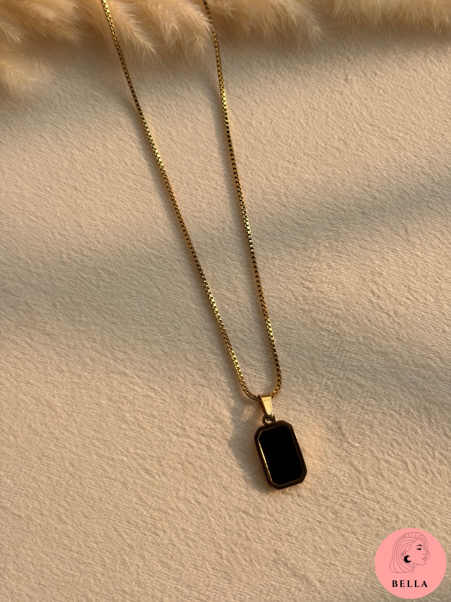 Black Shape Necklace