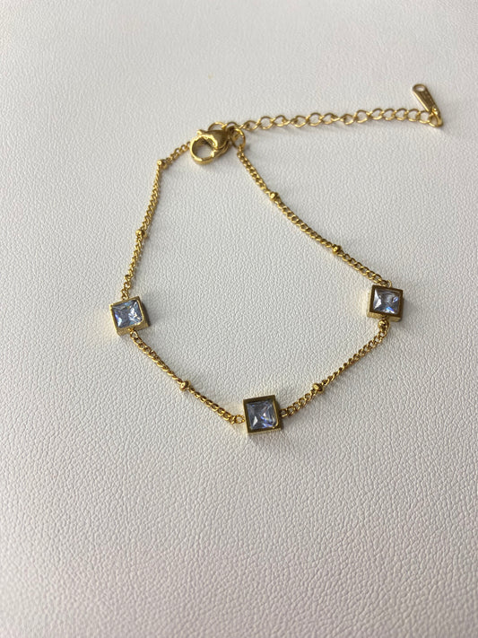 Tri Stone Bracelet