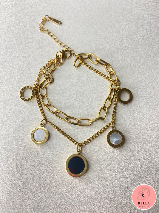 Double Layer Round Bracelet