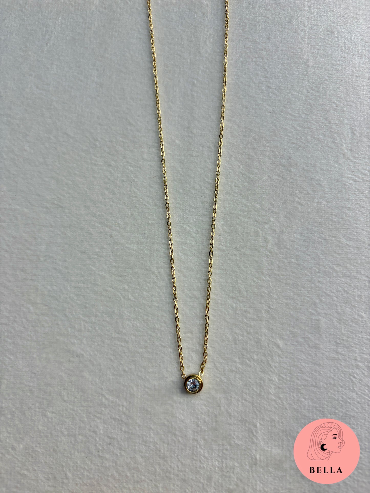 Golden Stone Necklace