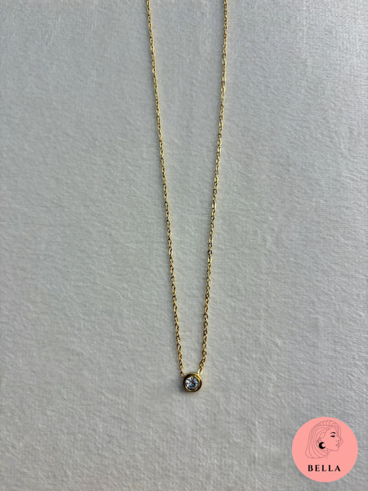 Golden Stone Necklace